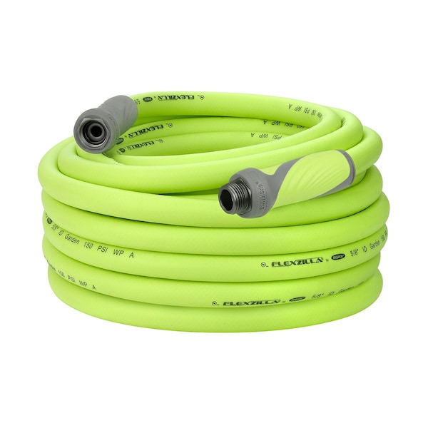 Flexzilla 5/8 in ID x 75 ft L SwivelGrip Garden Hose, Green HFZG575YWS-E - main